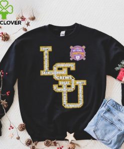 Official lSU Teams Players Names 2023 National Champions Logo Shirt