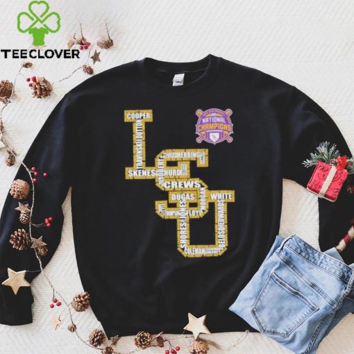 Official lSU Teams Players Names 2023 National Champions Logo Shirt