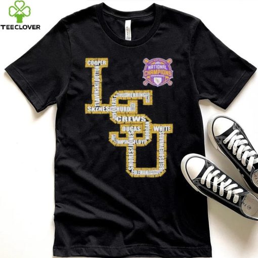 Official lSU Teams Players Names 2023 National Champions Logo Shirt