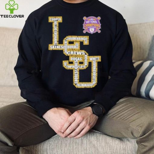 Official lSU Teams Players Names 2023 National Champions Logo Shirt