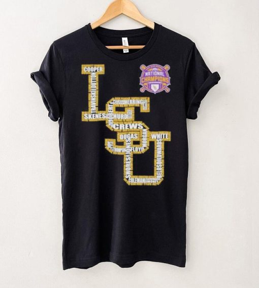 Official lSU Teams Players Names 2023 National Champions Logo Shirt