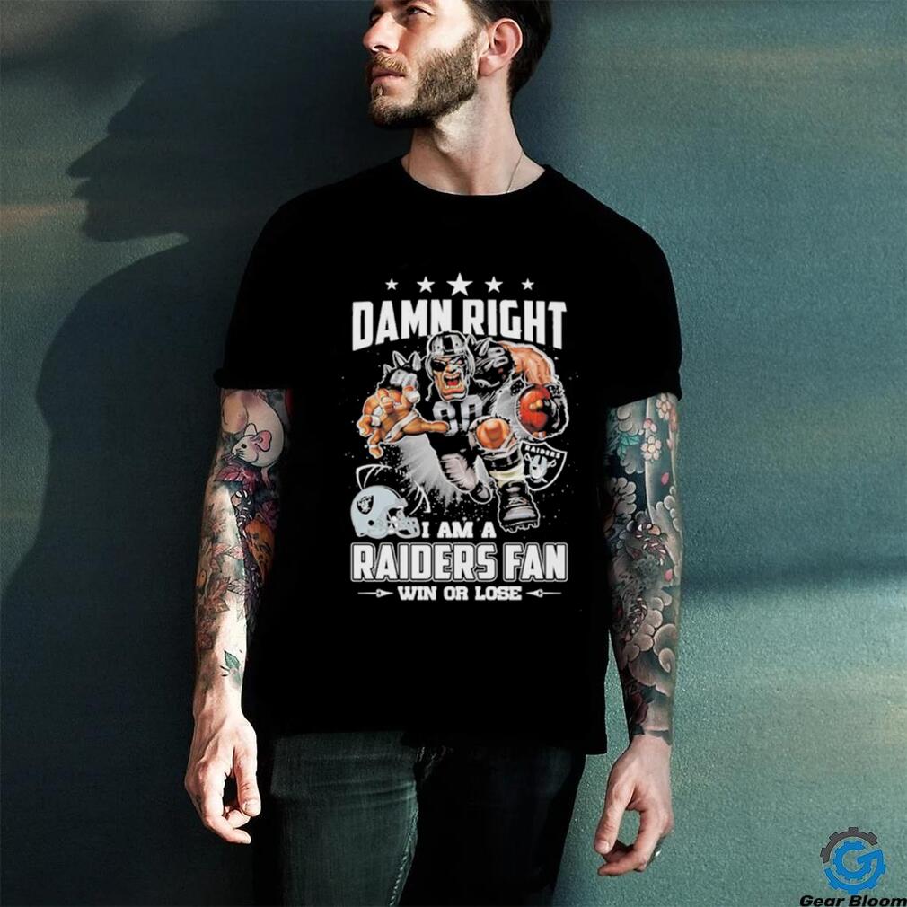 Official las Vegas Raiders Nation Damn Right Raiders Shirt Official las Vegas Raiders Nation Damn Right Raiders Shirt