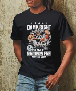 Official las Vegas Raiders Nation Damn Right Raiders Shirt