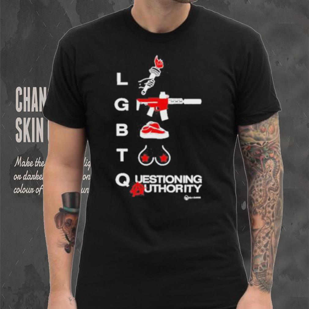 Official lgbtq Questioning Authority Tee Shirt Official lgbtq Questioning Authority Tee Shirt
