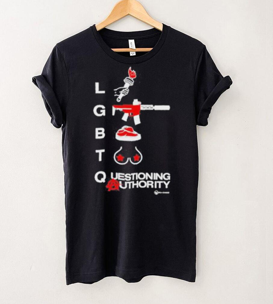 Official lgbtq Questioning Authority Tee Shirt Official lgbtq Questioning Authority Tee Shirt