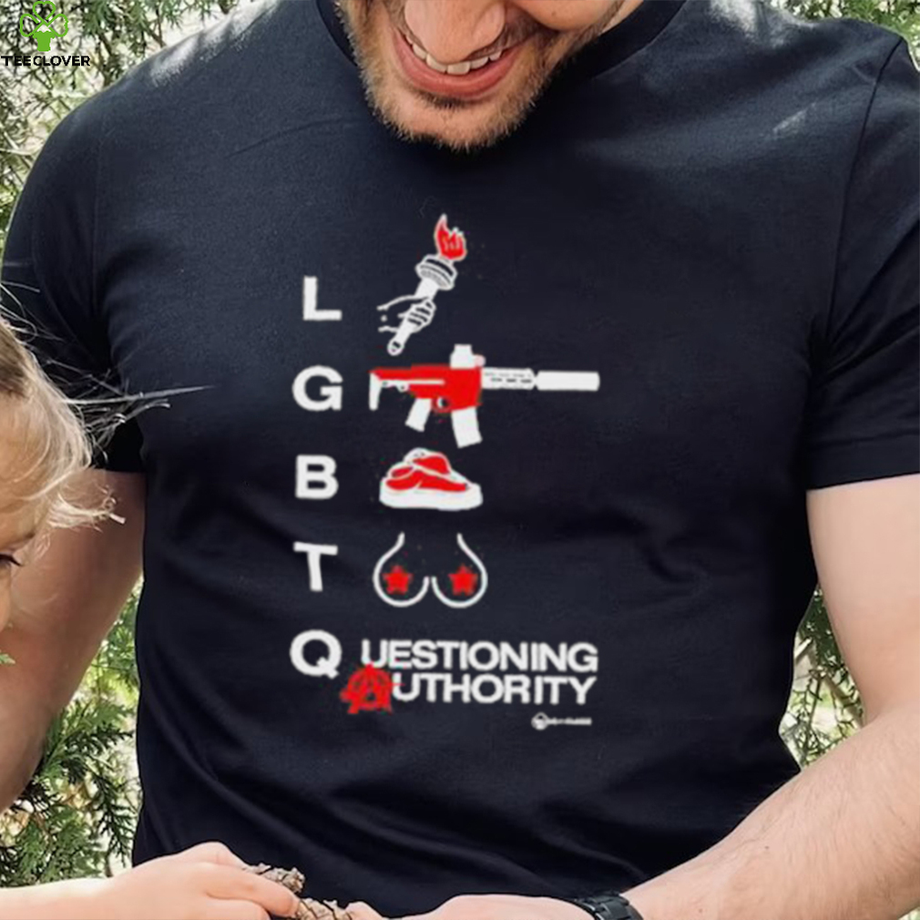 Official lgbtq Questioning Authority Tee Shirt Official lgbtq Questioning Authority Tee Shirt