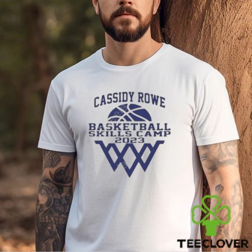 Official lonnie Rowe Cassidy Rowe Basketball Skills Camp 2023 T Shirt