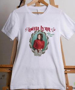 Official loretta Lynn white christmas blue shirt 1 Official loretta Lynn white christmas blue shirt
