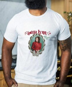 Official loretta Lynn white christmas blue shirt 3 Official loretta Lynn white christmas blue shirt