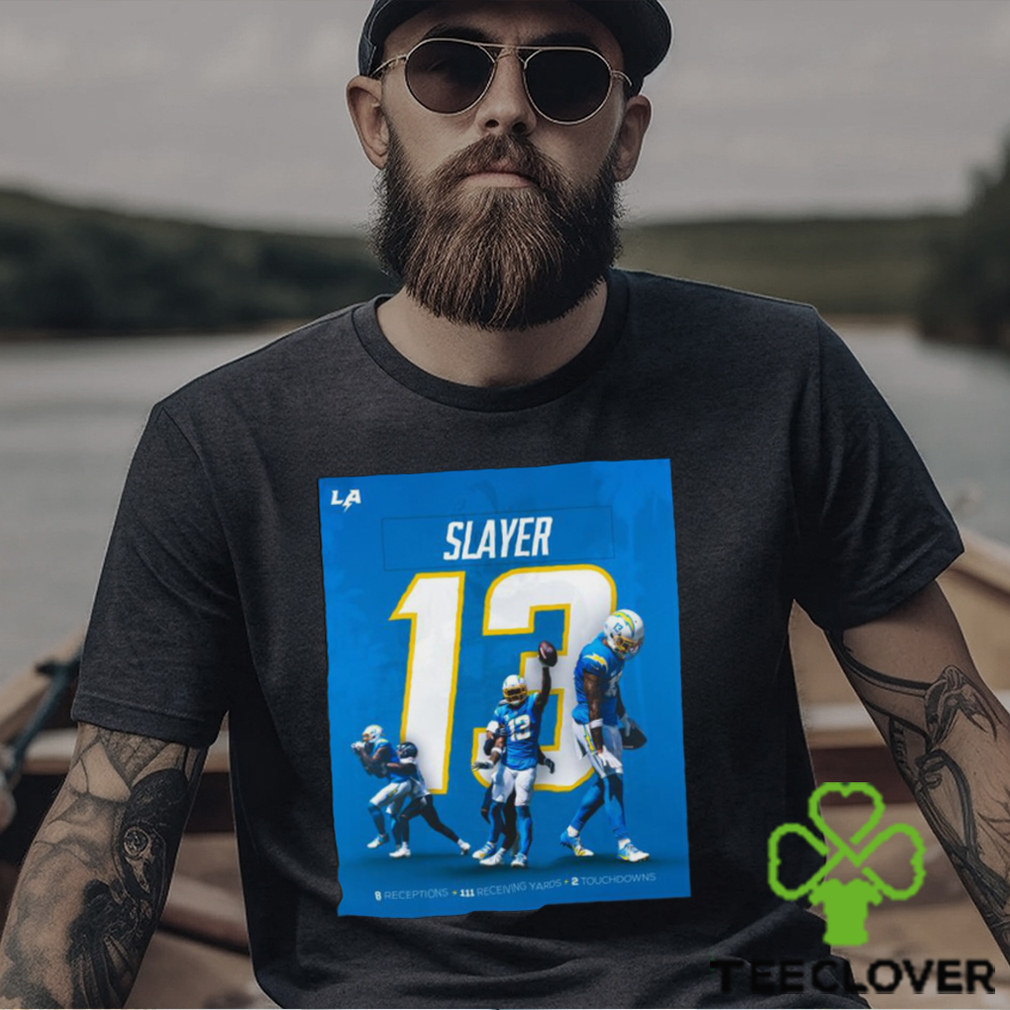 Official los Angeles Chargers Slayer 13 shirt - teejeep