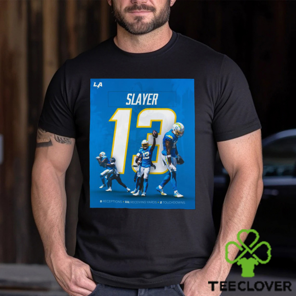 Official los Angeles Chargers Slayer 13 shirt - teejeep