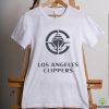 Official los Angeles Clippers Stacked Logo Ss T Shirt