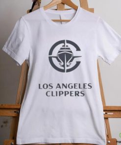 Official los Angeles Clippers Stacked Logo Ss T Shirt