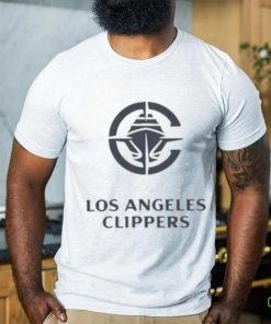 Official los Angeles Clippers Stacked Logo Ss T Shirt