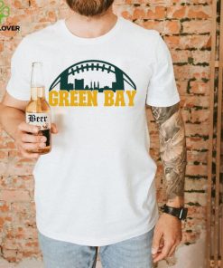 Official love City Green Bay Football Skyline T Shirt