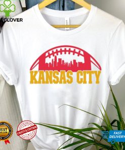 Official love Kansas City Football Skyline T Shirt