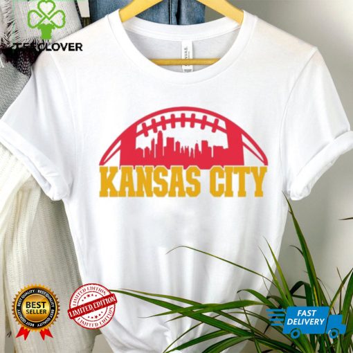 Official love Kansas City Football Skyline T Shirt