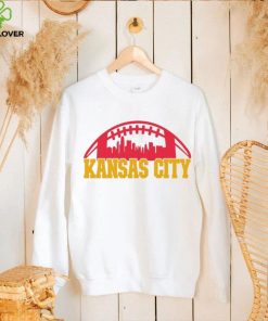 Official love Kansas City Football Skyline T Shirt