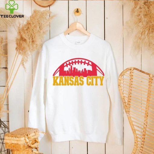 Official love Kansas City Football Skyline T Shirt