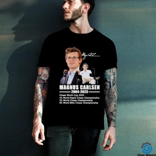 Official magnus Carlsen 2004 2023 Championship Shirt
