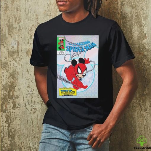 Official marvel Disney 100 Variant Cover Mickey The Amazing Spider Man Unisex T Shirt