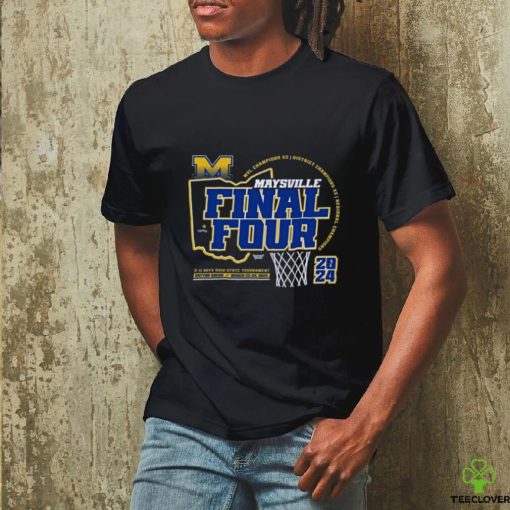 Official maysville Panther 2024 Final Four D II Ohio Boys Basketball State Tournament Champions Shirt