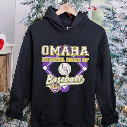 Official men’S College World Series 2023 Lsu Tigers Omaha Summer Home Of Baseball shirt