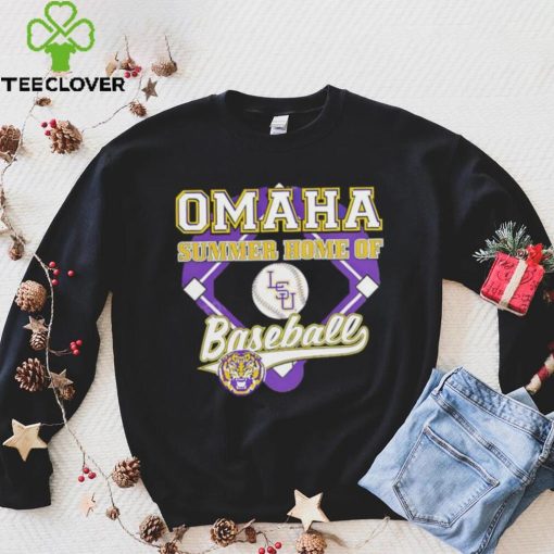 Official men’S College World Series 2023 Lsu Tigers Omaha Summer Home Of Baseball shirt