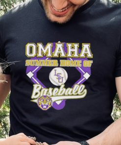 Official men’S College World Series 2023 Lsu Tigers Omaha Summer Home Of Baseball shirt