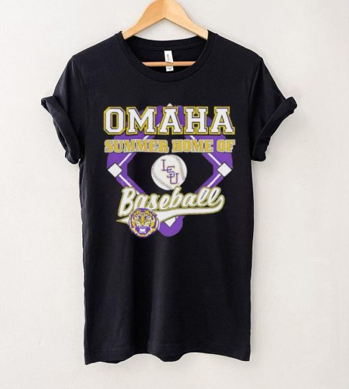 Official men’S College World Series 2023 Lsu Tigers Omaha Summer Home Of Baseball shirt