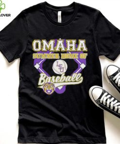 Official men’S College World Series 2023 Lsu Tigers Omaha Summer Home Of Baseball shirt