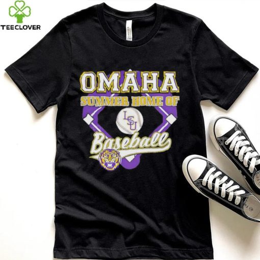 Official men’S College World Series 2023 Lsu Tigers Omaha Summer Home Of Baseball shirt