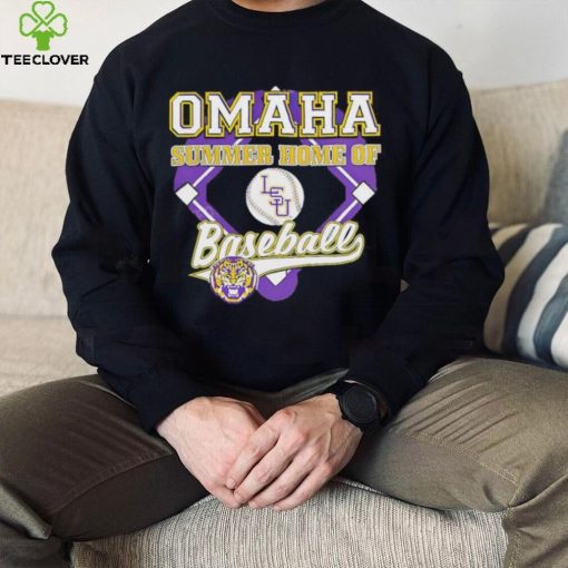 Official men’S College World Series 2023 Lsu Tigers Omaha Summer Home Of Baseball shirt