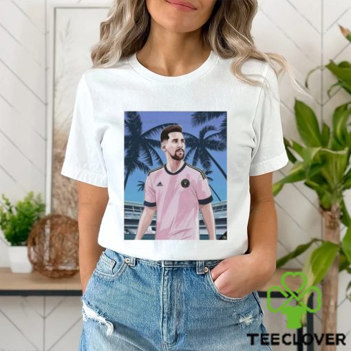 Official messi in Miami poster football soccer hoodie, sweater, longsleeve, shirt v-neck, t-shirt