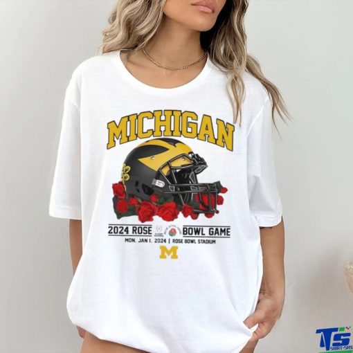 Official michigan 2024 Rose Bwl Game Shirt