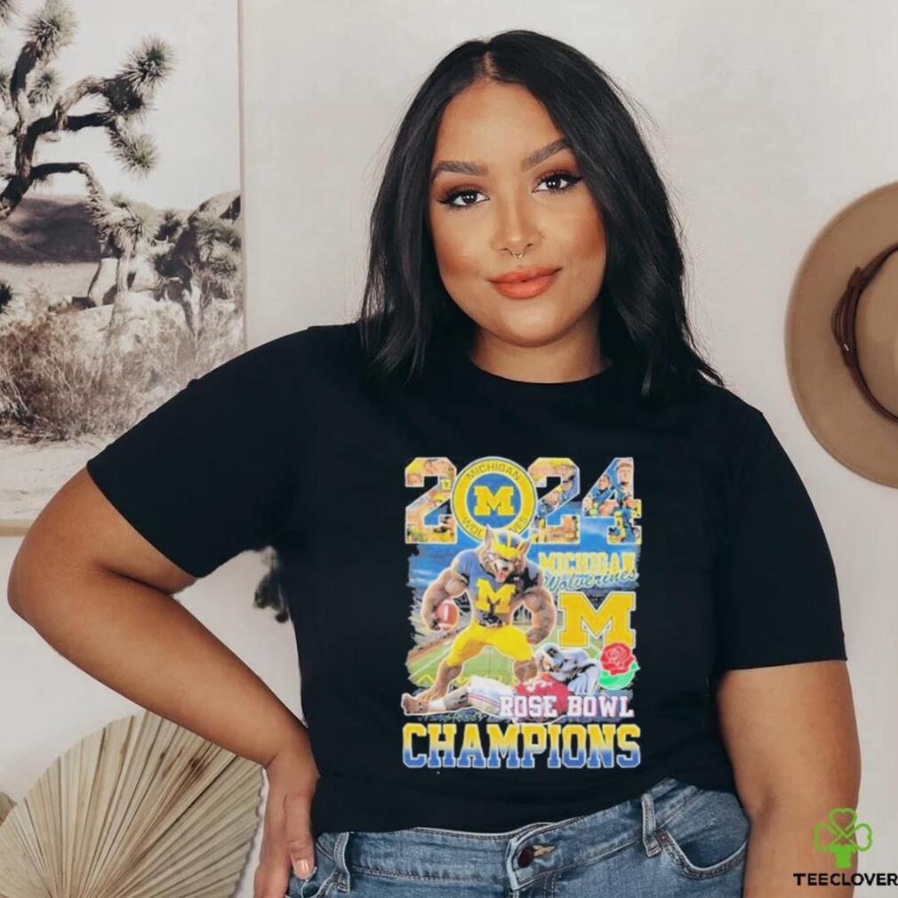 Official michigan Beat Alabama 2024 Rose Bowl Champions Shirt