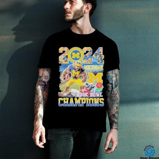 Official michigan Beat Alabama 2024 Rose Bowl Champions Shirt