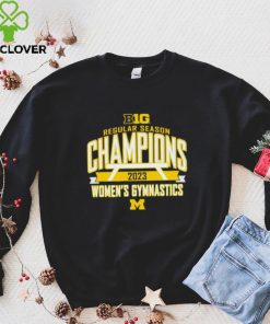 Official michigan Wolverines 2023 Big Ten Women’s Gymnastics Regular Season Champions shirt