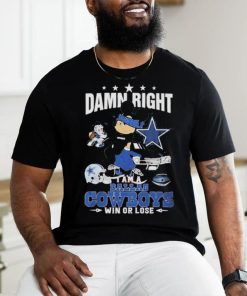 Official mickey Mouse Damn Right I’m A Dallas Cowboys Fan Win Or Lose T hoodie, sweater, longsleeve, shirt v-neck, t-shirts