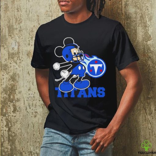 Official mickey Mouse cartoon NFL Tennessee Titans football player helmet logo hoodie, sweater, longsleeve, shirt v-neck, t-shirt