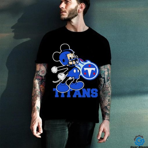 Official mickey Mouse cartoon NFL Tennessee Titans football player helmet logo hoodie, sweater, longsleeve, shirt v-neck, t-shirt