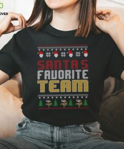 Official minnesota Vikings Santa’s Favorite Team Ugly Christmas 2023 T Shirt