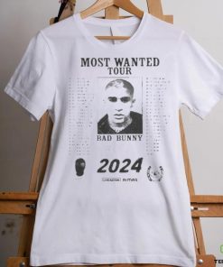 Official most Wanted Tour Bad Bunny 2024 Shirt