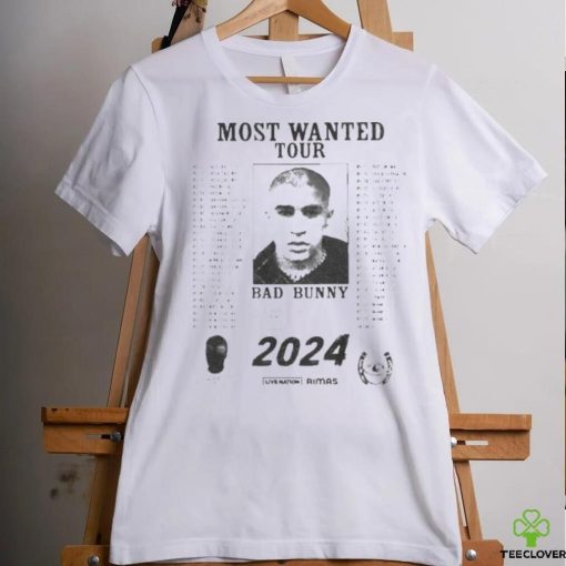 Official most Wanted Tour Bad Bunny 2024 Shirt