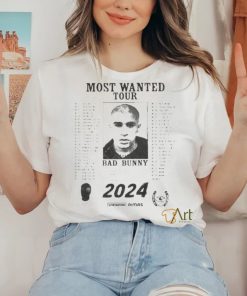 Official most Wanted Tour Bad Bunny 2024 Shirt