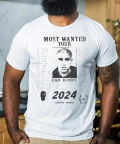 Official most Wanted Tour Bad Bunny 2024 Shirt