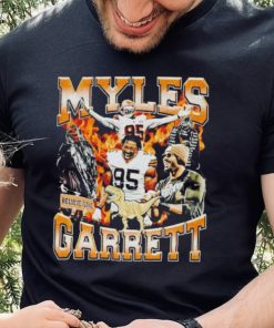 Official myles Garrett Jurassic Myles Dinosaur Grim Reaper Cleveland Browns shirt