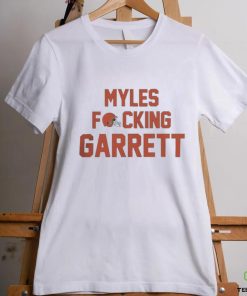 Official myles fucking garrett Cleveland browns NFL Shirt