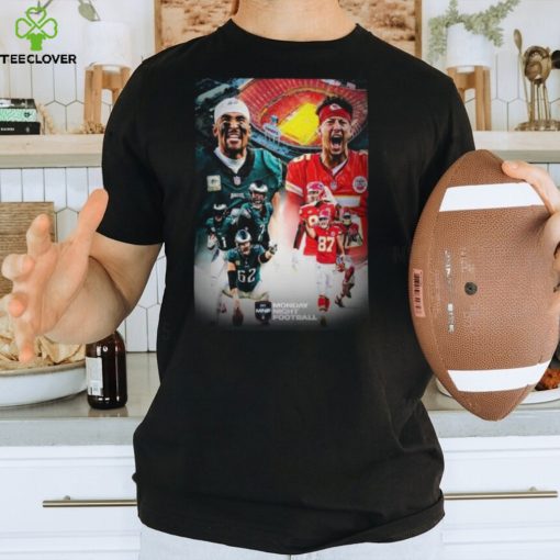 Official nFL Monday Night Football Philadelphia Eagles Versus Kansas City Chiefs Poster Shirt