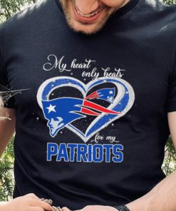 Official new England Patriots My Heart Only Beats Patriots T Shirt